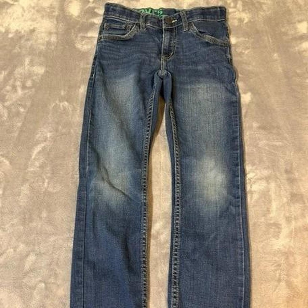 Levis 511 Slim Fit Kids Blue Denim Jeans Size 8 Reg 24x25 Medium Wash